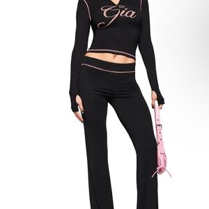 Gia Black & Pink Blare Set